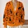 Black Cat and Jack-O’-Lantern Halloween Nightwear for Teen Autumn Halloween Parties All-over Print Knitted Cardigan - 2
