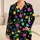 Colorful Star Motif for Playful Bedtime Style and Cozy Nights Satin Pajamas Set - 1