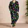 Colorful Star Motif for Playful Bedtime Style and Cozy Nights Satin Pajamas Set - 4