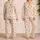 Pink Stripes and Golden Hearts for Cozy Valentine Evenings and Romantic Lounging Satin Pajamas Set - 2
