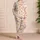 Pink Stripes and Golden Hearts for Cozy Valentine Evenings and Romantic Lounging Satin Pajamas Set - 4