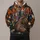 Retro Skeleton Football Player Riding a Roaring Bear for Chicago Game Day Fans All-over Print Hoodie (Lightweight) - 1
