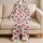 Watermelon Slices And Pink Dots For Cheerful Summer Lounging And Easy Gifting Satin Pajamas Set - 5