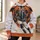 Vintage Quarterback Bear Emblem for Chicago Game Day Tailgates and Football Fans All-over Print Hoodie (Lightweight) - 6