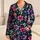 Neon Floral Mushroom Blooms for Cozy Evenings and Whimsical Lounging Satin Pajamas Set - 1