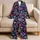 Neon Floral Mushroom Blooms for Cozy Evenings and Whimsical Lounging Satin Pajamas Set - 5
