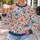 Watercolor Wildflower Garden for Colorful Everyday Outfits and Springtime Style All-over Print Knitted Sweater - 5