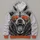 Roaring Bear With Skyline Sunglasses for Game Day and Urban Sports Fans All-over Print Hoodie (Lightweight) - 4