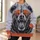 Roaring Bear With Skyline Sunglasses for Game Day and Urban Sports Fans All-over Print Hoodie (Lightweight) - 6
