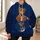 Vintage Brown Bear Football Fan With Scarf For Autumn Game Day And Campus Style Wear All-over Print Hoodie (Lightweight) - 6