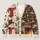 Snowman and Christmas Tree Holiday Cheer for Cozy Winter Gatherings and Festive Women All-over Print Knitted Cardigan - 1