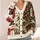 Snowman and Christmas Tree Holiday Cheer for Cozy Winter Gatherings and Festive Women All-over Print Knitted Cardigan - 4