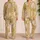 Golden Feather Sparkle Motif for Glamorous Lounging and Relaxed Evenings Satin Pajamas Set - 2