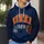 Vintage Football Helmet and Bear Emblem for Classic Game Day Fans All-over Print Hoodie (Lightweight) - 5