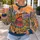 Desert Guitarist Sunset Scene for Bohemian Festival and Everyday Style All-over Print Knitted Sweater - 5