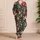 Vibrant Paisley Flowers for Cozy Weekend Lounging and Festive Gift Giving at Home Satin Pajamas Set - 4