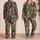 Vibrant Paisley Flowers for Cozy Weekend Lounging and Festive Gift Giving at Home Satin Pajamas Set - 2