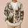 Woodland Deer and Botanical Foliage for Cozy Autumn Layering All-over Print Knitted Cardigan - 6