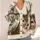 Woodland Deer and Botanical Foliage for Cozy Autumn Layering All-over Print Knitted Cardigan - 4