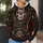 Pirate Skull And Crimson Bandanna For Bold Cosplay And Fantasy Fans All-over Print Hoodie (Lightweight) - 5