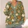 Autumn Pumpkins and Marigold Blooms for Cozy Seasonal Layering Women’s Fall Style All-over Print Knitted Cardigan - 4
