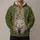 Realistic Leopard Portrait for Wildlife Fans and Everyday Outdoor Adventure Style All-over Print Hoodie (Lightweight) - 1