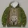 Realistic Leopard Portrait for Wildlife Fans and Everyday Outdoor Adventure Style All-over Print Hoodie (Lightweight) - 4