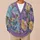 Watercolor Botanical Leaves for Cozy Autumn Layering and Everyday Nature Lovers Style All-over Print Knitted Cardigan - 6