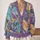Watercolor Botanical Leaves for Cozy Autumn Layering and Everyday Nature Lovers Style All-over Print Knitted Cardigan - 2