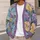 Watercolor Botanical Leaves for Cozy Autumn Layering and Everyday Nature Lovers Style All-over Print Knitted Cardigan - 5