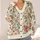 Romantic Rose And Wildflower Blooms For Garden Days And Relaxed Everyday Layering All-over Print Knitted Cardigan - 4