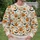 Pumpkin Bat And Friendly Ghost Motifs For Cozy Autumn Halloween Celebrations All-over Print Knitted Sweater - 6