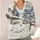 Black Sheep Winter Landscape for Cozy Everyday Layering and Nature Lovers All-over Print Knitted Cardigan - 4