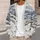 Black Sheep Winter Landscape for Cozy Everyday Layering and Nature Lovers All-over Print Knitted Cardigan - 5