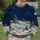 Moonlit Evergreen Forest for Cozy Holiday Evenings and Winter Cabin Getaways All-over Print Knitted Sweater - 6