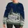 Moonlit Evergreen Forest for Cozy Holiday Evenings and Winter Cabin Getaways All-over Print Knitted Sweater - 1