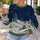 Moonlit Evergreen Forest for Cozy Holiday Evenings and Winter Cabin Getaways All-over Print Knitted Sweater - 5
