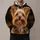 Yorkshire Terrier Dog Portrait for Cozy Lounging and Everyday Pet Lover Style All-over Print Hoodie (Lightweight) - 1