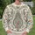 Ornate Paisley Florals for Relaxed Bohemian Everyday Style, Weekend Outings and Travel All-over Print Knitted Sweater - 6