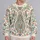 Ornate Paisley Florals for Relaxed Bohemian Everyday Style, Weekend Outings and Travel All-over Print Knitted Sweater - 2