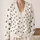 Black Dog Paw Trails for Casual Pet Lover Style and Everyday Outings All-over Print Knitted Cardigan - 2