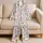 Daisy Easter Eggs, Carrots And Bows For A Cheerful Springtime Celebration For Kids Satin Pajamas Set - 5