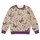 Purple Butterfly And Wildflower Motifs For Cottagecore Spring Outings And Garden Strolls All-over Print Knitted Sweater - 4