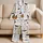 Halloween Ghost and Pumpkin Cozy Sleepwear Set with Witch Hats for Women and Teens Satin Pajamas Set - 5