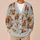 Shaggy Highland Cow Motifs for Cozy Country Days and Farmhouse Casual Style All-over Print Knitted Cardigan - 6