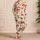 Cherry Bow And Cherry Motif Summer Lounge Look For Sweet Gift Giving And Cozy Nights Satin Pajamas Set - 4
