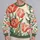 Tulip And Hummingbird Botanical Art For Relaxed Casual Everyday Wear All-over Print Knitted Sweater - 2