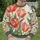 Tulip And Hummingbird Botanical Art For Relaxed Casual Everyday Wear All-over Print Knitted Sweater - 6