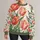 Tulip And Hummingbird Botanical Art For Relaxed Casual Everyday Wear All-over Print Knitted Sweater - 1