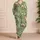 Cute Avocado Characters In Soft Sage Green For Cozy Lounging And Sleepy Nights Women Satin Pajamas Set - 4